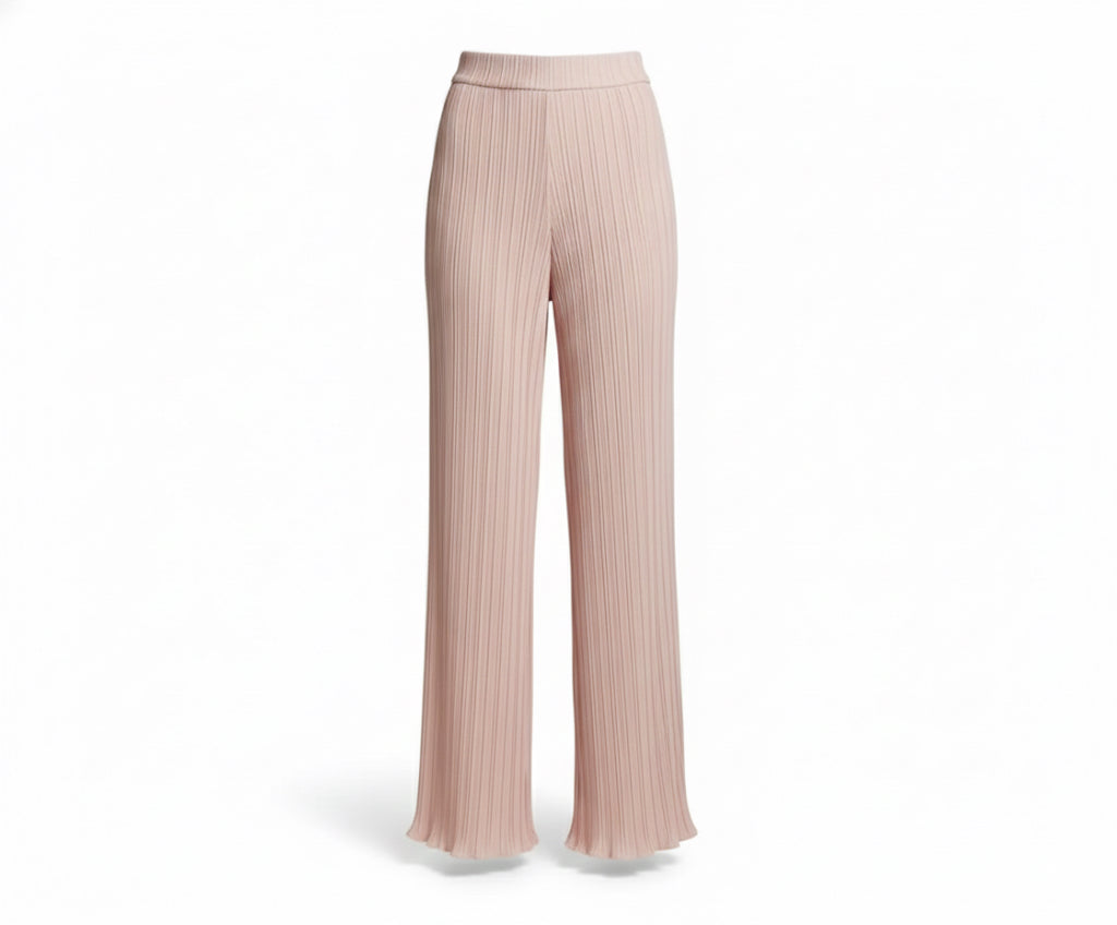 Pink Pleated Trousers