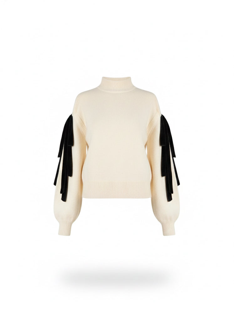 Pull Charlotte V-Neck Cropped Cardigan