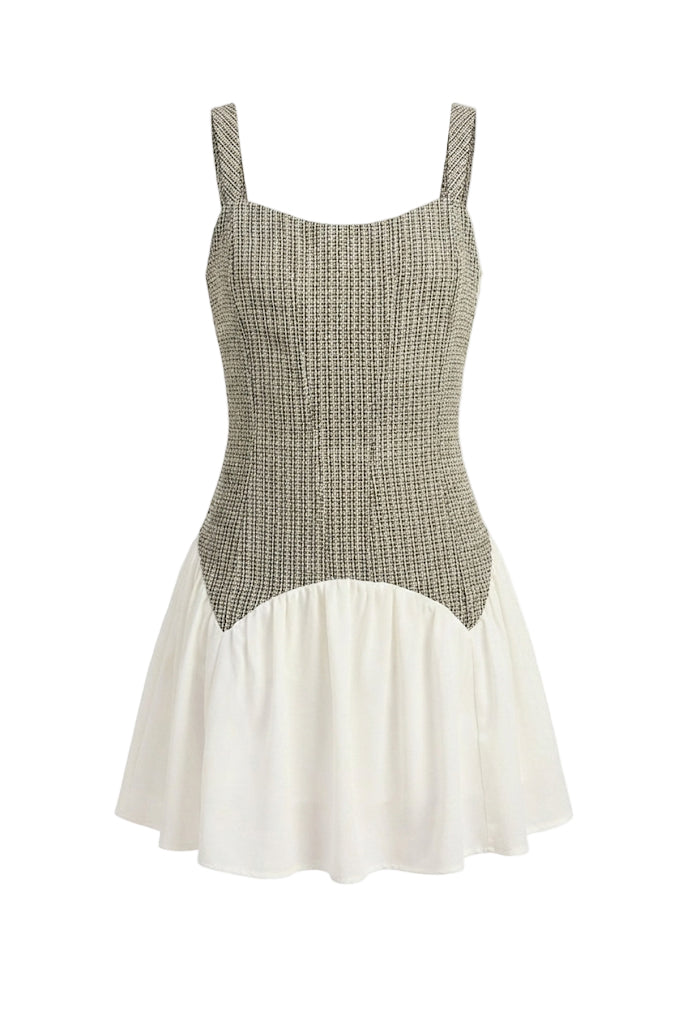 Carolyn Contrasted Corset Mini Dress