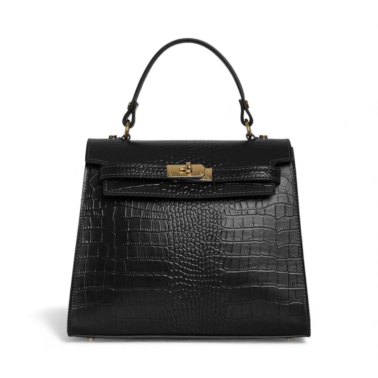 Zaira Limited Edition Bag in Black Coco Leather