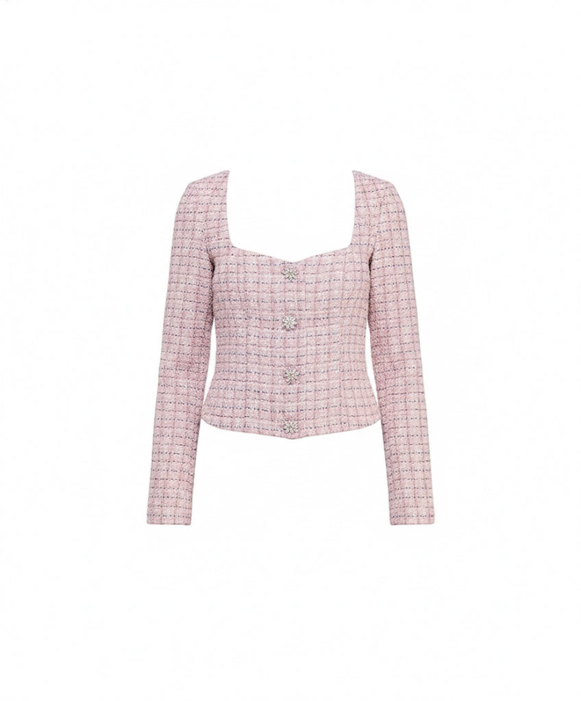 Pink Tweed Jacket